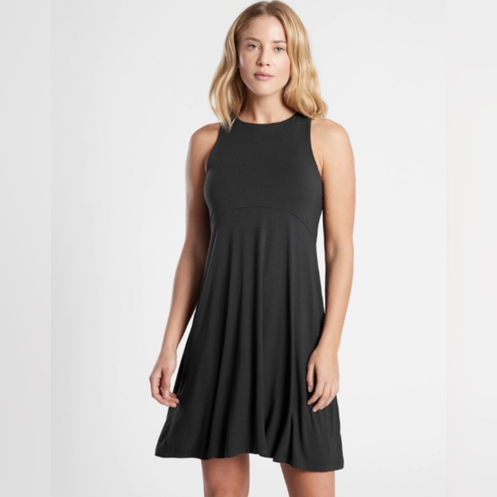 Athleta Santorini Thera Dress Black Medium